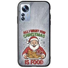 All I Want For Christmas Is - Food Xiaomi 12 Pro Groove TPU (Tempered Glass και TPU)