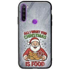 All I Want For Christmas Is - Food Xiaomi Redmi Note 8 2021 Groove TPU (Tempered Glass και TPU)