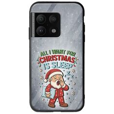 All I Want For Christmas Is - Sleep OnePlus 10 Pro Groove TPU (Tempered Glass και TPU)