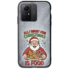 All I Want For Christmas Is - Food Xiaomi Redmi Note 12S Groove TPU (Tempered Glass και TPU)
