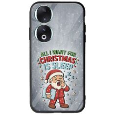 All I Want For Christmas Is - Sleep Honor 90 5G Groove TPU (Tempered Glass και TPU)
