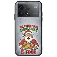 All I Want For Christmas Is - Food Xiaomi Poco F6 Pro 5G Groove TPU (Tempered Glass και TPU)