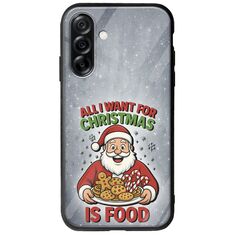 All I Want For Christmas Is - Food Samsung Galaxy A36 5G  Groove TPU (Tempered Glass και TPU)