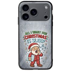 All I Want For Christmas Is - Sleep iPhone 17 Pro Groove TPU (Tempered Glass και TPU)