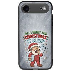 All I Want For Christmas Is - Sleep iPhone Air Groove TPU (Tempered Glass και TPU)
