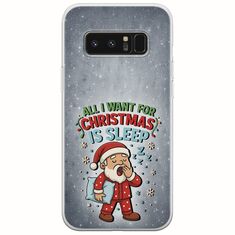 All I Want For Christmas Is - Sleep Samsung Galaxy Note 8 Flexible TPU (Διάφανη Σιλικόνη)