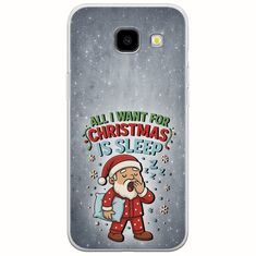 All I Want For Christmas Is - Sleep Samsung Galaxy A3(2016) Flexible TPU (Διάφανη Σιλικόνη)