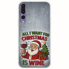 All I Want For Christmas Is - Wine Huawei P20 Pro Flexible TPU (Διάφανη Σιλικόνη)
