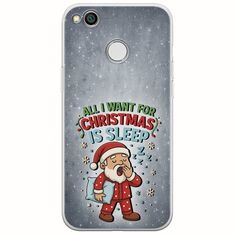 All I Want For Christmas Is - Sleep Xiaomi Redmi 4X Flexible TPU (Διάφανη Σιλικόνη)