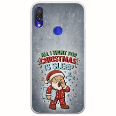 All I Want For Christmas Is - Sleep Xiaomi Redmi Note 7 Flexible TPU (Διάφανη Σιλικόνη)
