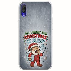All I Want For Christmas Is - Sleep Xiaomi Redmi 7 Flexible TPU (Διάφανη Σιλικόνη)
