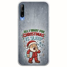 All I Want For Christmas Is - Sleep Samsung Galaxy A70 Flexible TPU (Διάφανη Σιλικόνη)