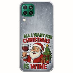 All I Want For Christmas Is - Wine Huawei P40 Lite Flexible TPU (Διάφανη Σιλικόνη)