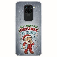 All I Want For Christmas Is - Sleep Xiaomi Redmi Note 9 Flexible TPU (Διάφανη Σιλικόνη)