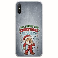 All I Want For Christmas Is - Sleep Xiaomi Redmi 9A Flexible TPU (Διάφανη Σιλικόνη)