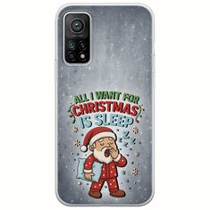 All I Want For Christmas Is - Sleep Xiaomi Mi 10T / Mi 10T Pro Flexible TPU (Διάφανη Σιλικόνη)