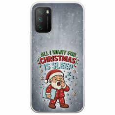 All I Want For Christmas Is - Sleep Xiaomi Poco M3 Flexible TPU (Διάφανη Σιλικόνη)