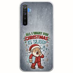 All I Want For Christmas Is - Sleep Realme 6 Flexible TPU (Διάφανη Σιλικόνη)