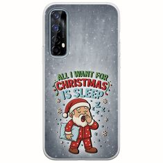 All I Want For Christmas Is - Sleep Realme 7 Flexible TPU (Διάφανη Σιλικόνη)