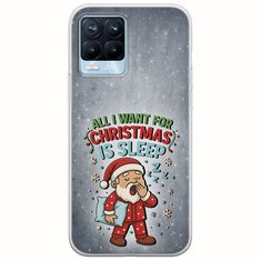 All I Want For Christmas Is - Sleep Realme 8 / 8 Pro Flexible TPU (Διάφανη Σιλικόνη)