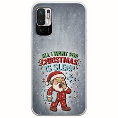 All I Want For Christmas Is - Sleep Xiaomi Redmi Note 10 5G Flexible TPU (Διάφανη Σιλικόνη)