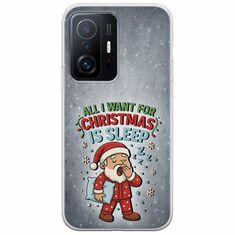 All I Want For Christmas Is - Sleep Xiaomi 11T / 11T Pro Flexible TPU (Διάφανη Σιλικόνη)