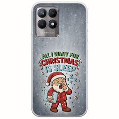 All I Want For Christmas Is - Sleep Realme 8i Flexible TPU (Διάφανη Σιλικόνη)