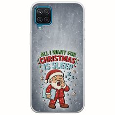 All I Want For Christmas Is - Sleep Samsung Galaxy M12 Flexible TPU (Διάφανη Σιλικόνη)