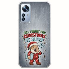All I Want For Christmas Is - Sleep Xiaomi 12 Pro Flexible TPU (Διάφανη Σιλικόνη)