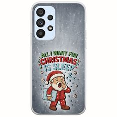 All I Want For Christmas Is - Sleep Samsung Galaxy A53 5G Flexible TPU (Διάφανη Σιλικόνη)