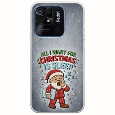 All I Want For Christmas Is - Sleep Xiaomi Redmi 10C Flexible TPU (Διάφανη Σιλικόνη)