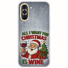 All I Want For Christmas Is - Wine Huawei Nova 10 Flexible TPU (Διάφανη Σιλικόνη)