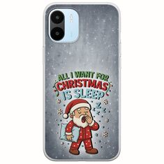 All I Want For Christmas Is - Sleep Xiaomi Redmi A1 Flexible TPU (Διάφανη Σιλικόνη)