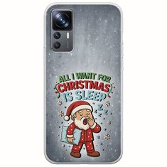All I Want For Christmas Is - Sleep Xiaomi 12T / 12T Pro Flexible TPU (Διάφανη Σιλικόνη)
