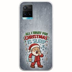 All I Want For Christmas Is - Sleep Vivo Y21s Flexible TPU (Διάφανη Σιλικόνη)