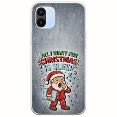 All I Want For Christmas Is - Sleep Xiaomi Redmi A2 Flexible TPU (Διάφανη Σιλικόνη)