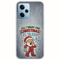 All I Want For Christmas Is - Sleep Xiaomi Redmi Note 12 4G Flexible TPU (Διάφανη Σιλικόνη)