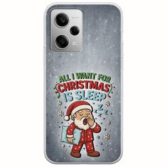 All I Want For Christmas Is - Sleep Xiaomi Redmi Note 12 Pro 5G Flexible TPU (Διάφανη Σιλικόνη)