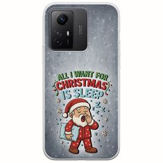 All I Want For Christmas Is - Sleep Xiaomi Redmi Note 12S Flexible TPU (Διάφανη Σιλικόνη)