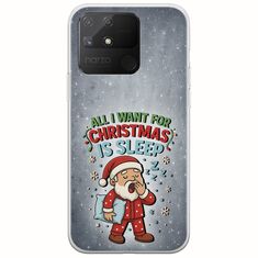 All I Want For Christmas Is - Sleep Realme Narzo 50A Flexible TPU (Διάφανη Σιλικόνη)