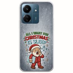All I Want For Christmas Is - Sleep Xiaomi Poco C65 Flexible TPU (Διάφανη Σιλικόνη)