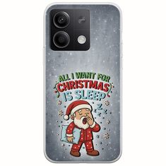 All I Want For Christmas Is - Sleep Xiaomi Redmi Note 13 Pro 5G Flexible TPU (Διάφανη Σιλικόνη)