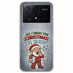 All I Want For Christmas Is - Sleep Xiaomi Poco X6 Pro 5G Flexible TPU (Διάφανη Σιλικόνη)
