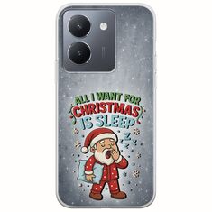All I Want For Christmas Is - Sleep Vivo Y36 4G / 5G Flexible TPU (Διάφανη Σιλικόνη)
