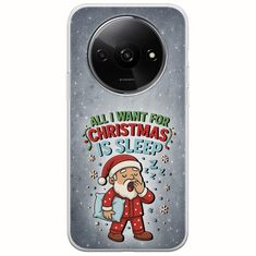 All I Want For Christmas Is - Sleep Xiaomi Redmi A3 Flexible TPU (Διάφανη Σιλικόνη)