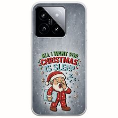 All I Want For Christmas Is - Sleep Xiaomi 14 5G Flexible TPU (Διάφανη Σιλικόνη)