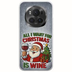 All I Want For Christmas Is - Wine Honor Magic 6 Pro 5G Flexible TPU (Διάφανη Σιλικόνη)