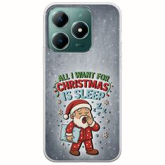 All I Want For Christmas Is - Sleep Realme C61 Flexible TPU (Διάφανη Σιλικόνη)