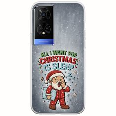 All I Want For Christmas Is - Sleep TCL 50 5G Flexible TPU (Διάφανη Σιλικόνη)