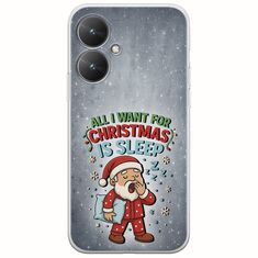 All I Want For Christmas Is - Sleep Xiaomi Redmi 13C 5G Flexible TPU (Διάφανη Σιλικόνη)